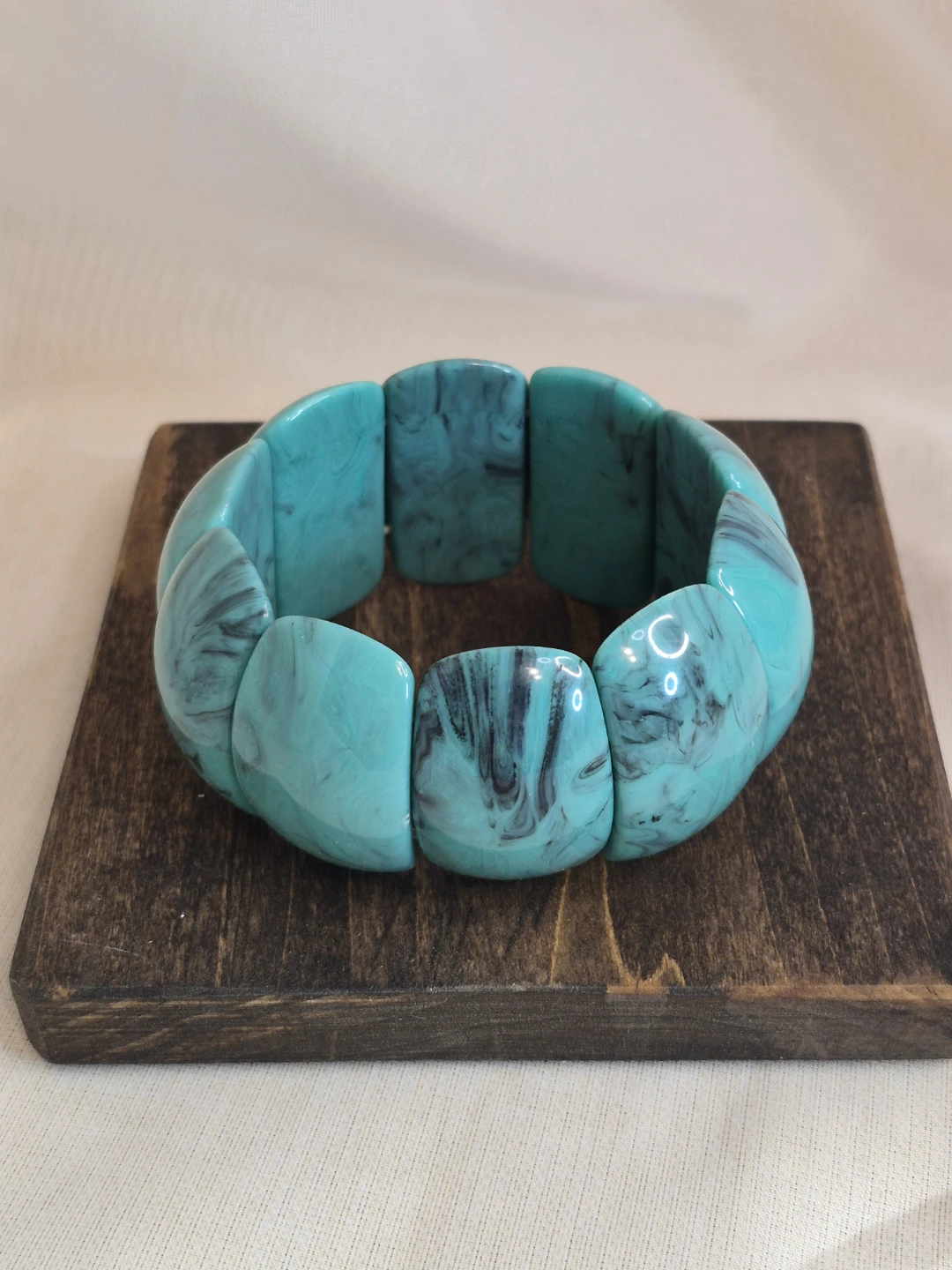 Beautiful Turquoise Beaded Fashion Stretch Bracelet - photo 4