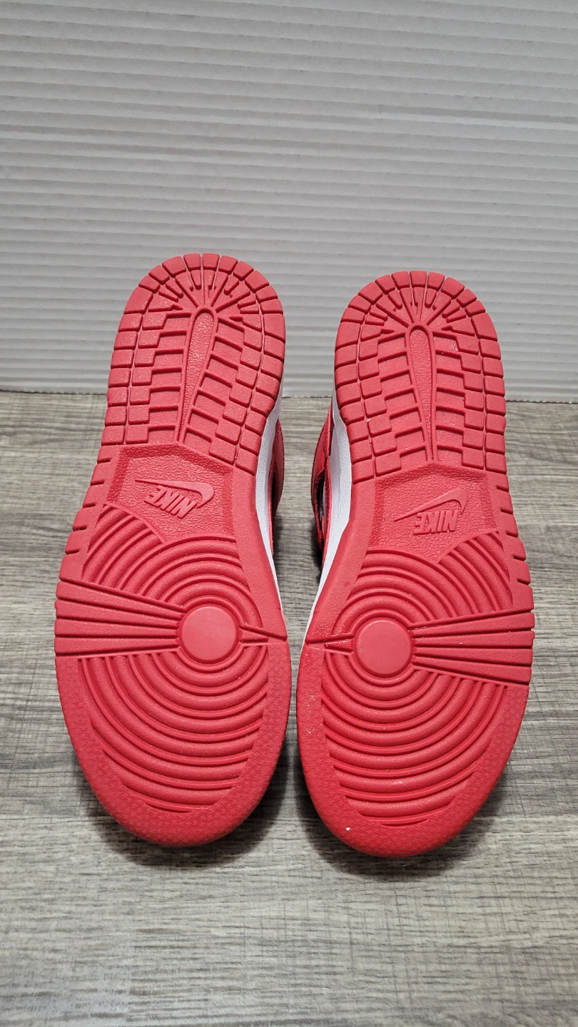 Nike Dunk High Red and White Kids Shoes - photo 5