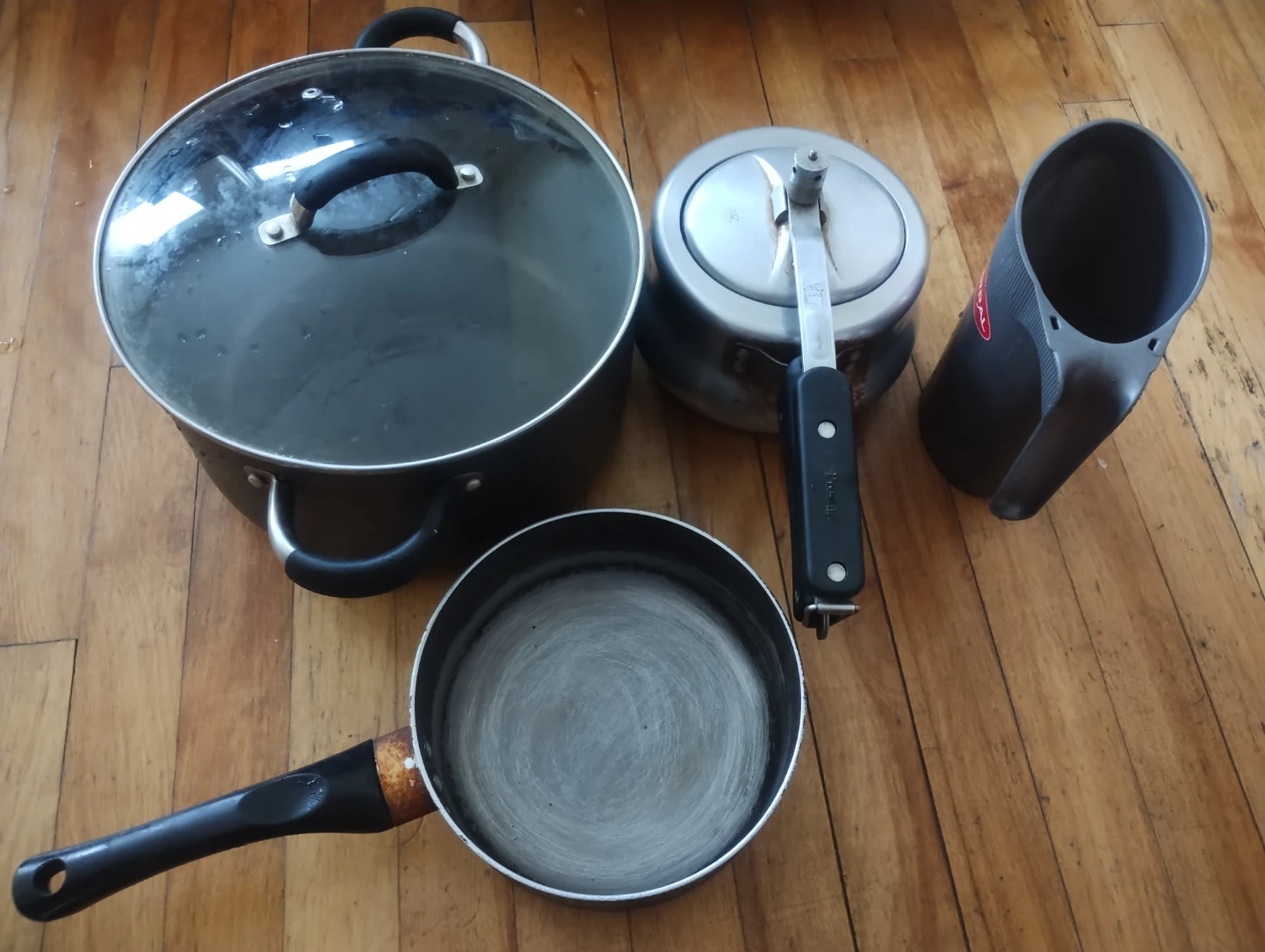 Kitchen pans and other pots