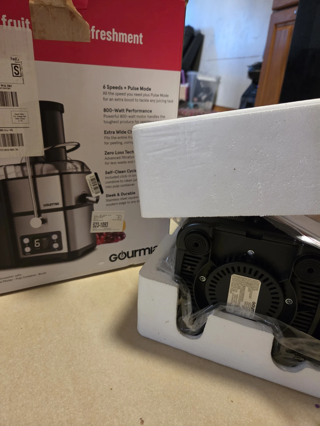 Gourmia GJ1455 Juice Extractor