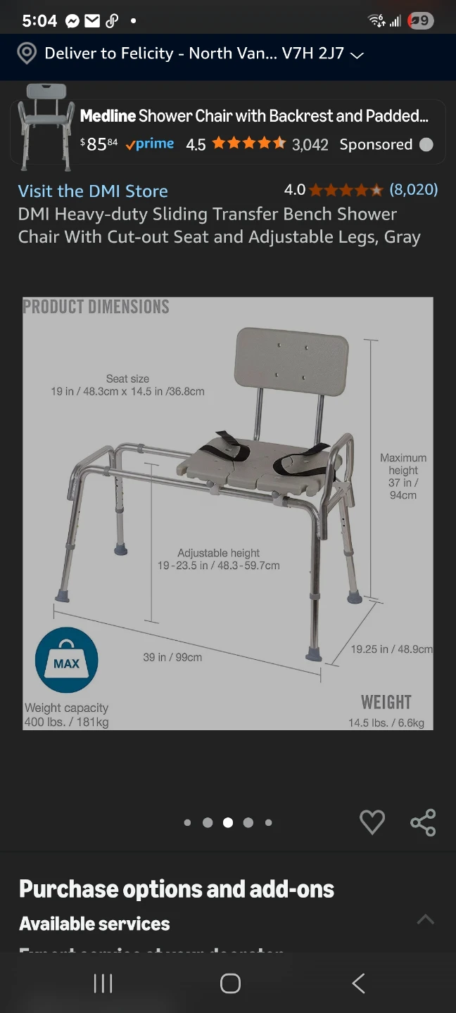 Heavy-duty Sliding Transfer Bench brand new - photo 3
