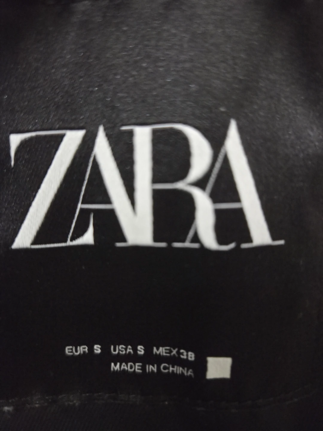 Zara Wool Blend Overcoat - Navy (Size S) - photo 3