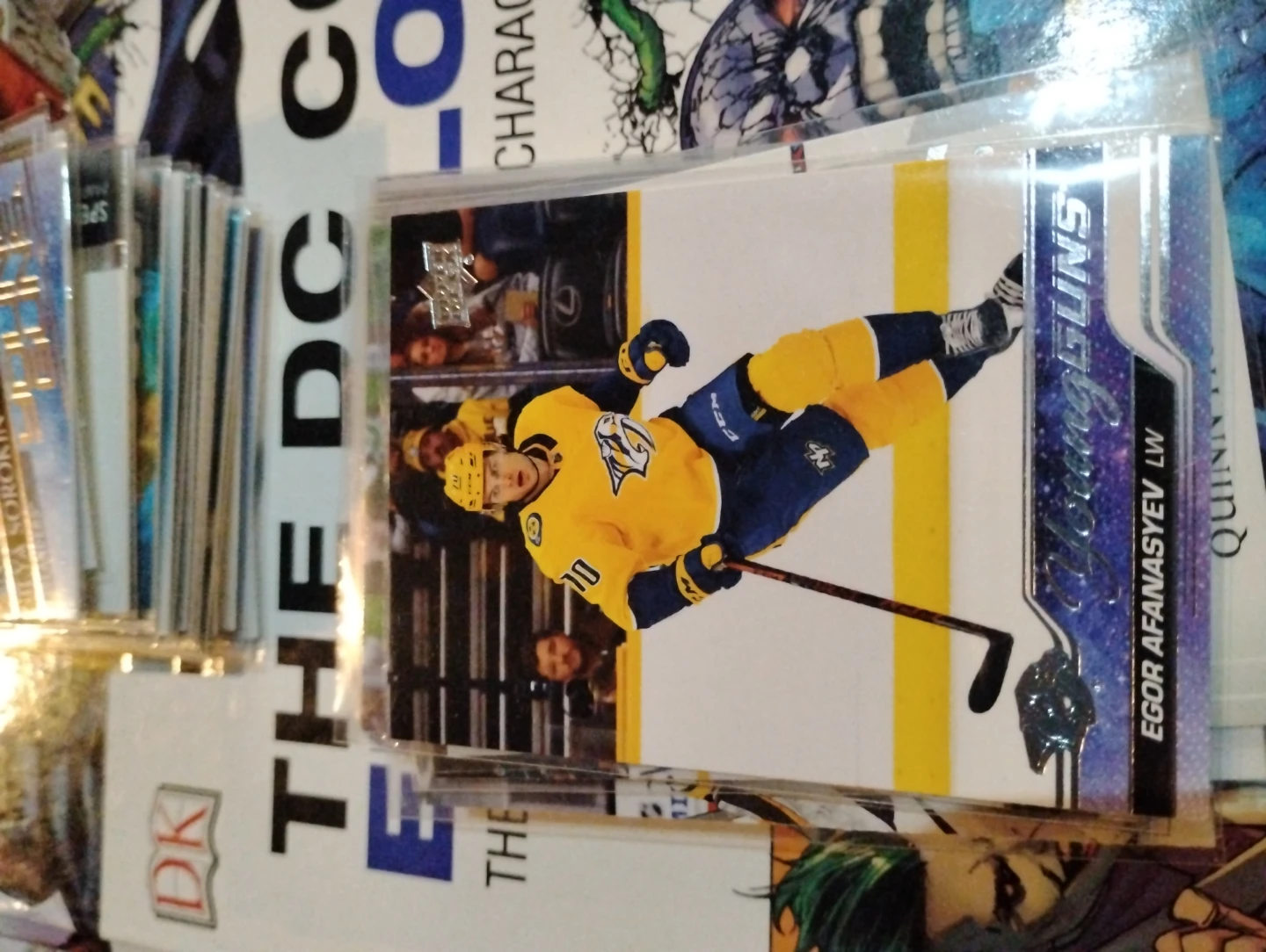Egor Afanasyev Upper Deck Young Guns Hockey Card