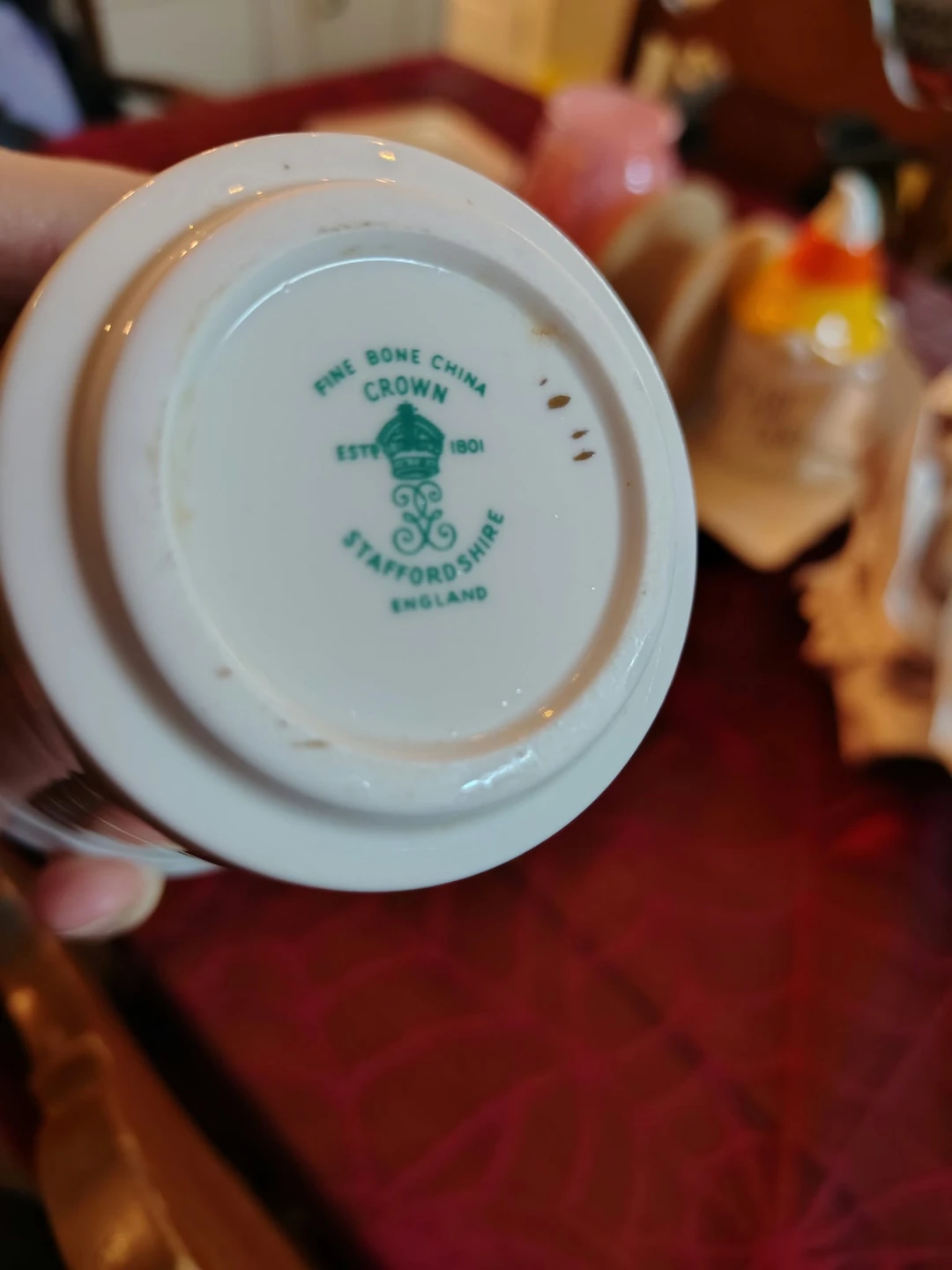 Crown Staffordshire Fine Bone China Mug - photo 2