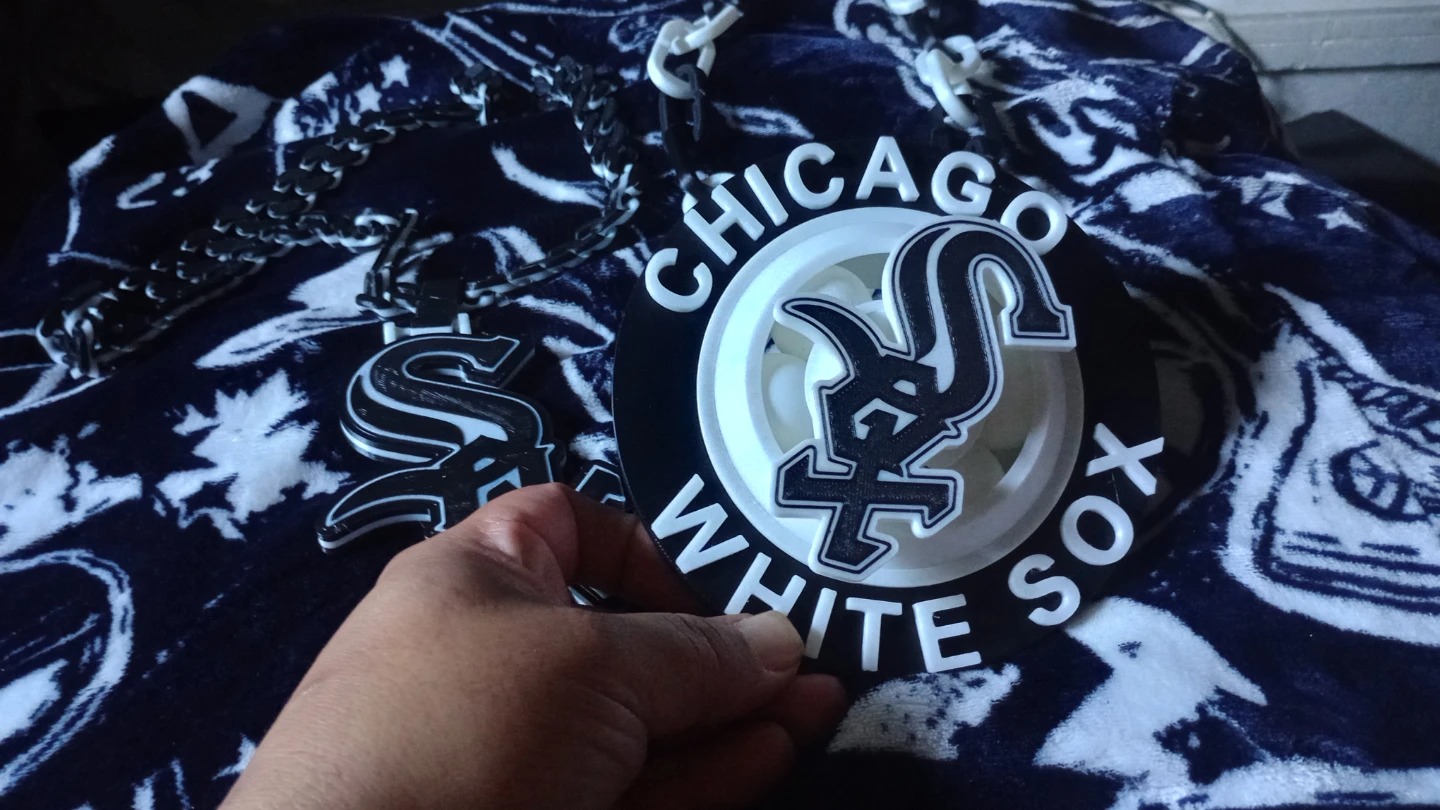 Chicago White Sox 3D Printed Spinner Chain