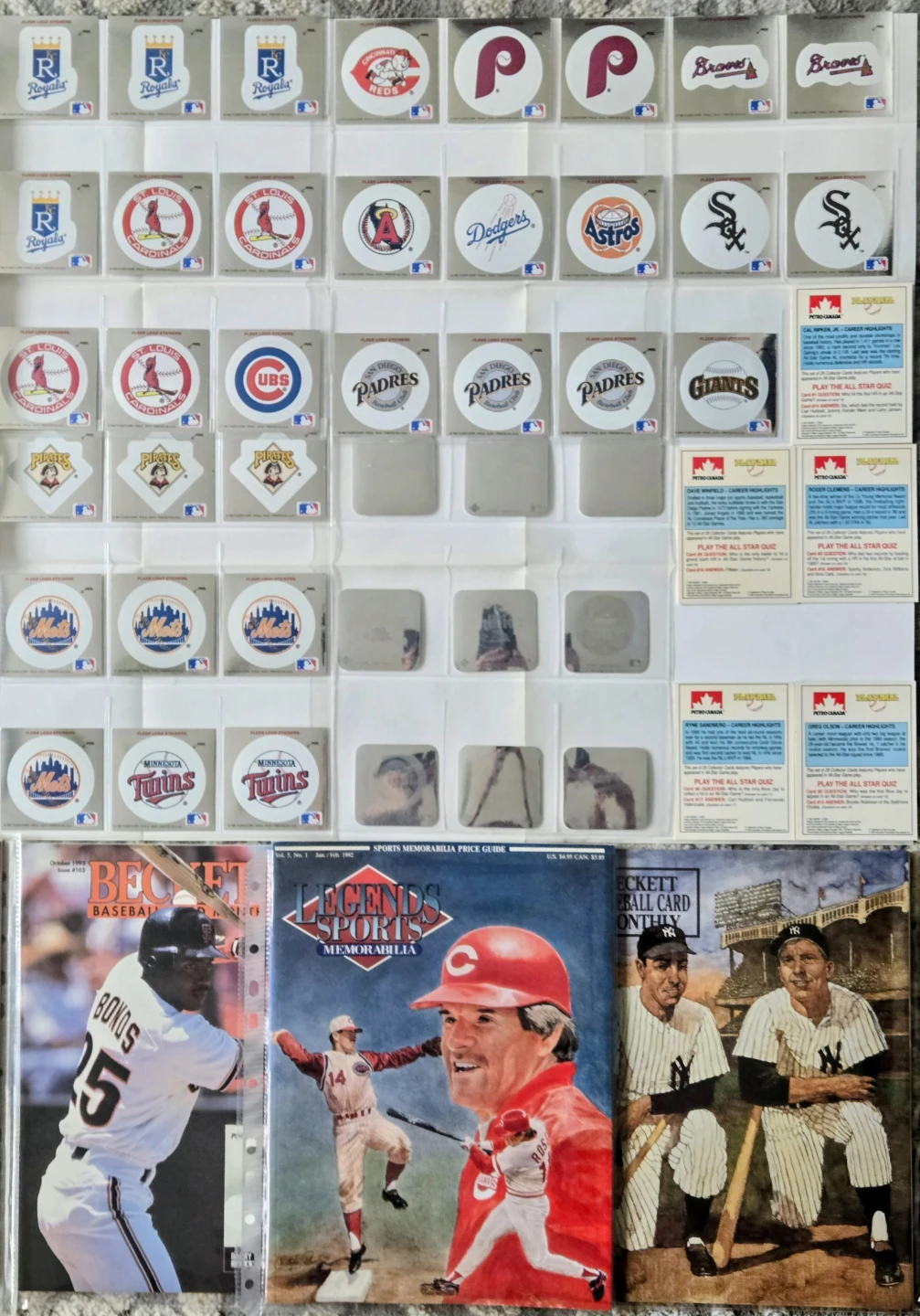 Pristine Vintage Baseball Lot. HOF'S, Griffey, Promo 's - photo 3