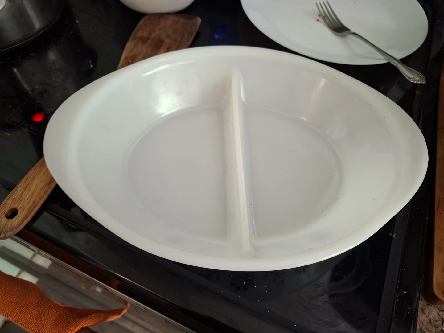 CorningWare Blue Cornflower Divided Dish - photo 2