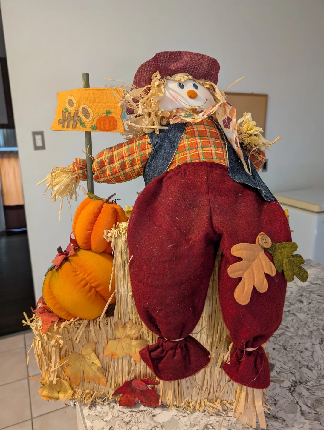Autumn Scarecrow Tabletop Decor