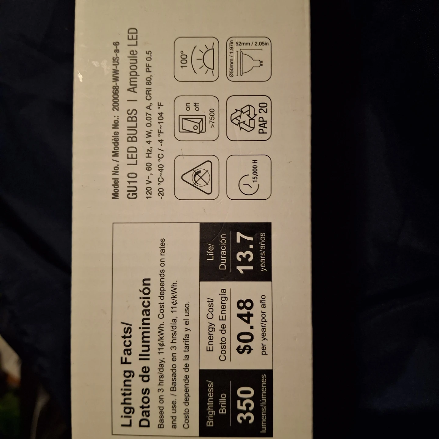 Lepro GU10 LED Bulbs - Pack of 6 - photo 2