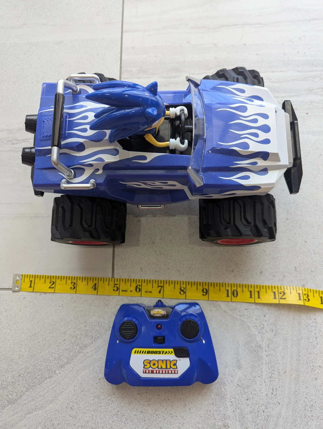 NKOK Sonic The Hedgehog Monster Truck Remote Control Car
