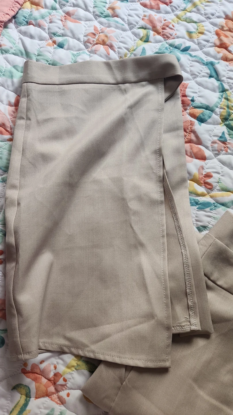 New Mission Beige Wrap-Style Trousers - photo 2