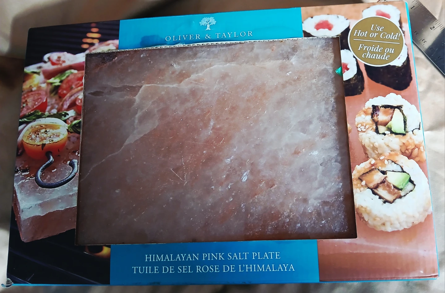 Oliver & Taylor Himalayan Pink Salt Plate - photo 3