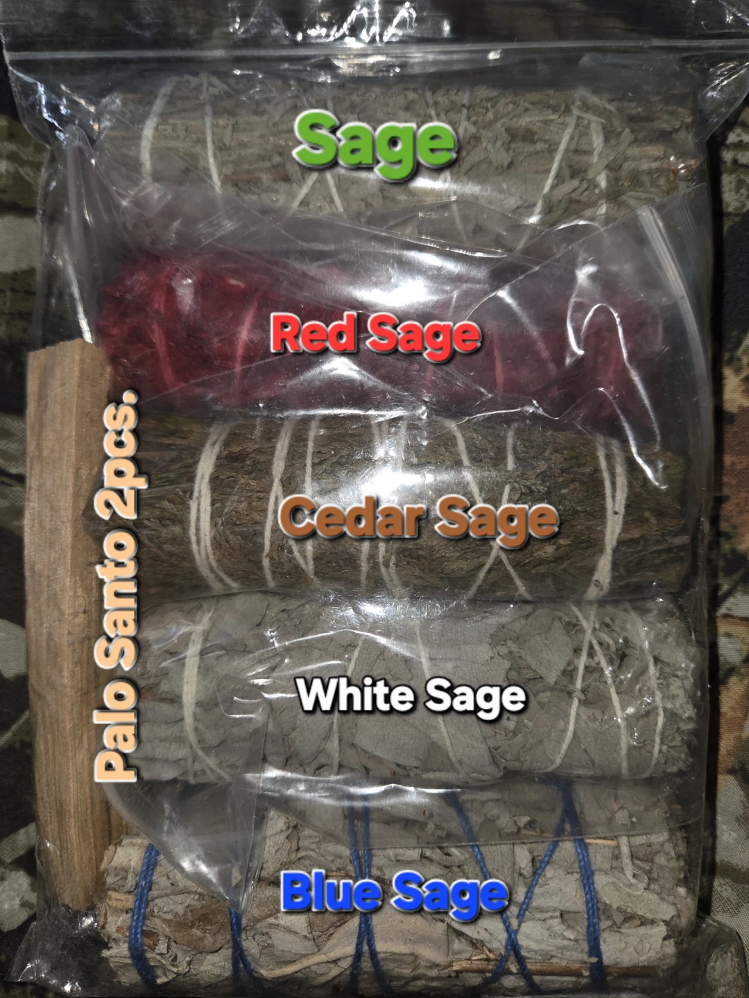 Blue River Sage ' Sage + Palo Santo' Smudge Set