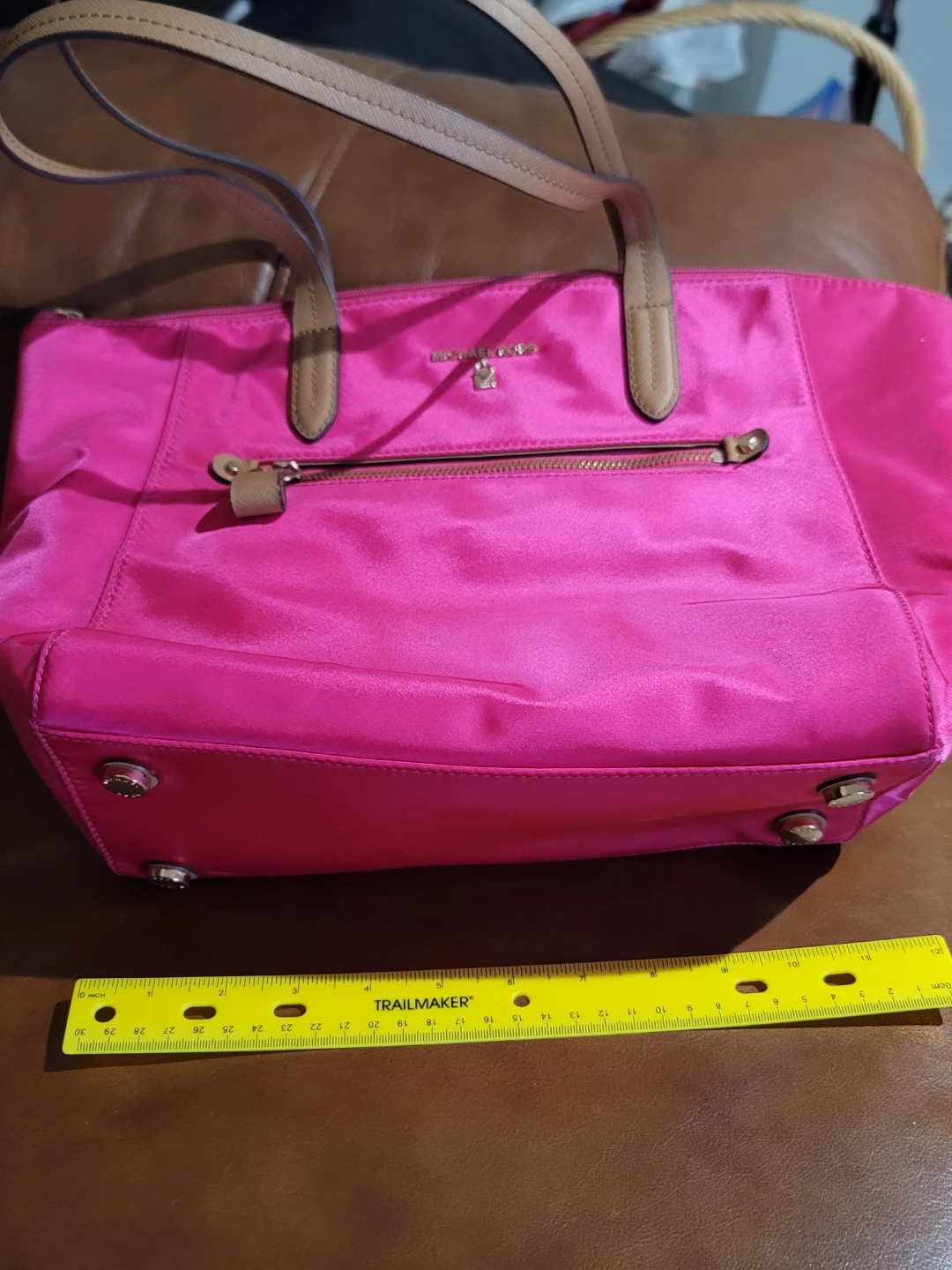 Michael Kors Pink Nylon Tote Bag
