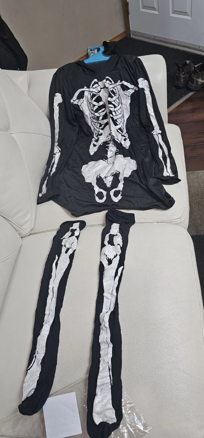 Spirit Halloween Skeleton Lady Costume - Large - photo 3