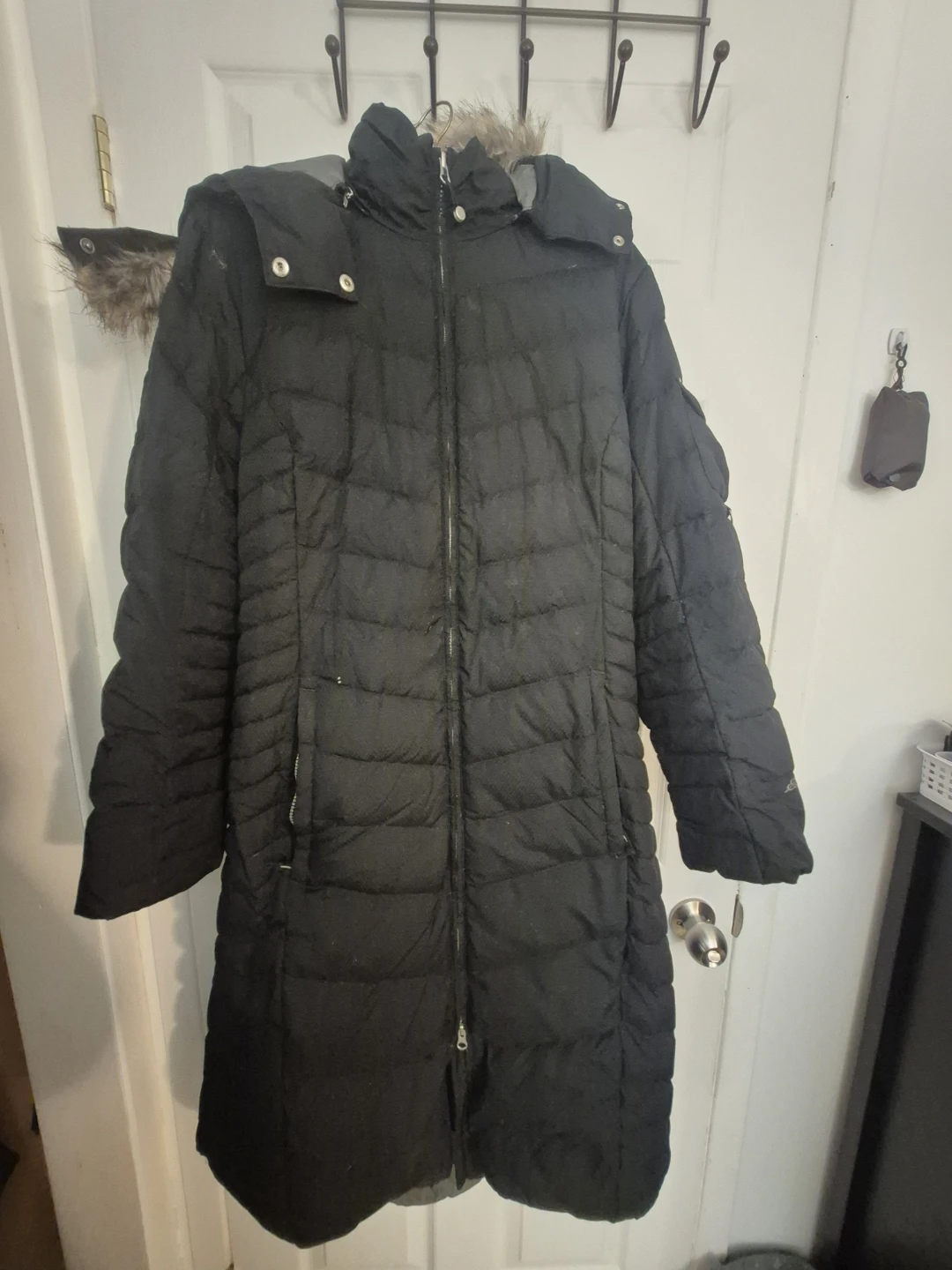 Eddie Bauer Black Down Parka