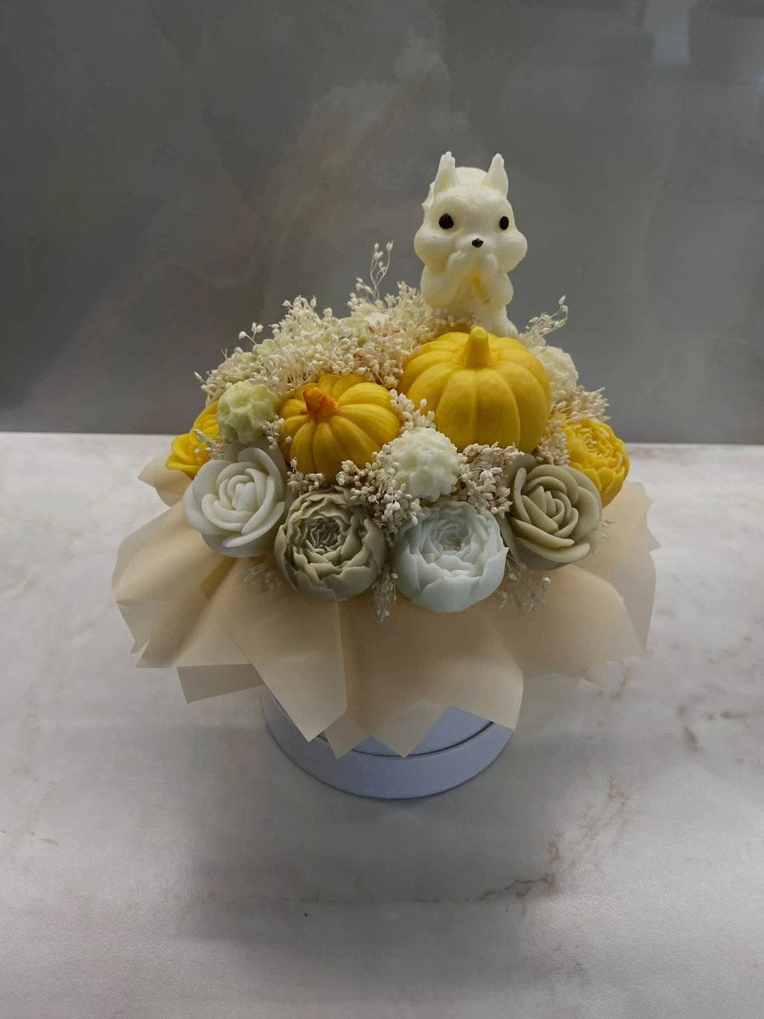 Floral Candle Arrangement Gift Box - photo 3