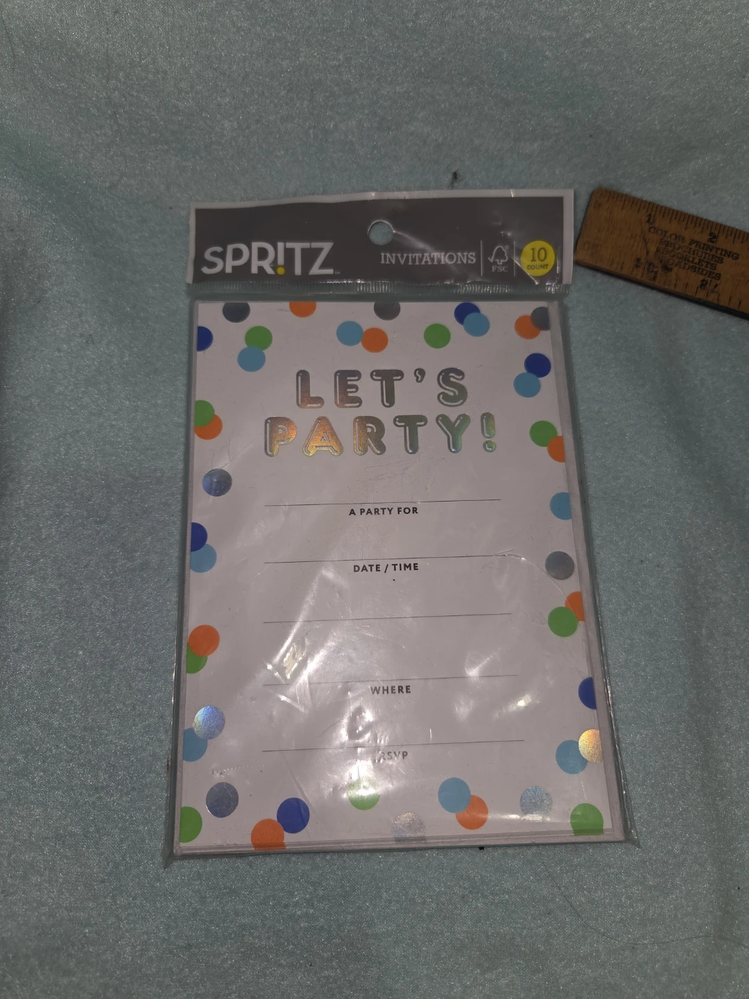 Spritz Let's Party! Invitations 10 Count - photo 2