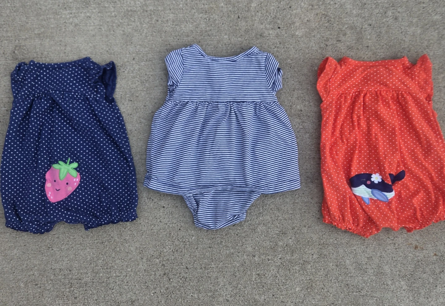 3 Carter's Baby Romper Set - photo 2