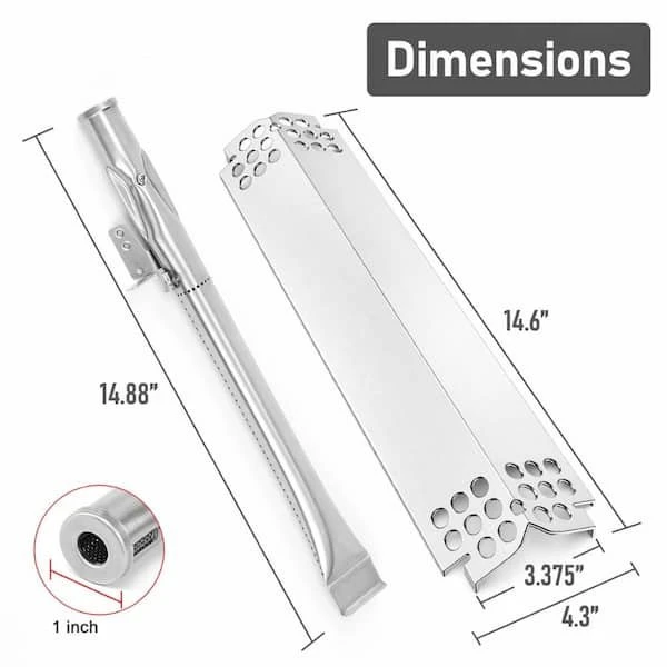 Stainless Steel Barbecue Heat Plates - photo 2
