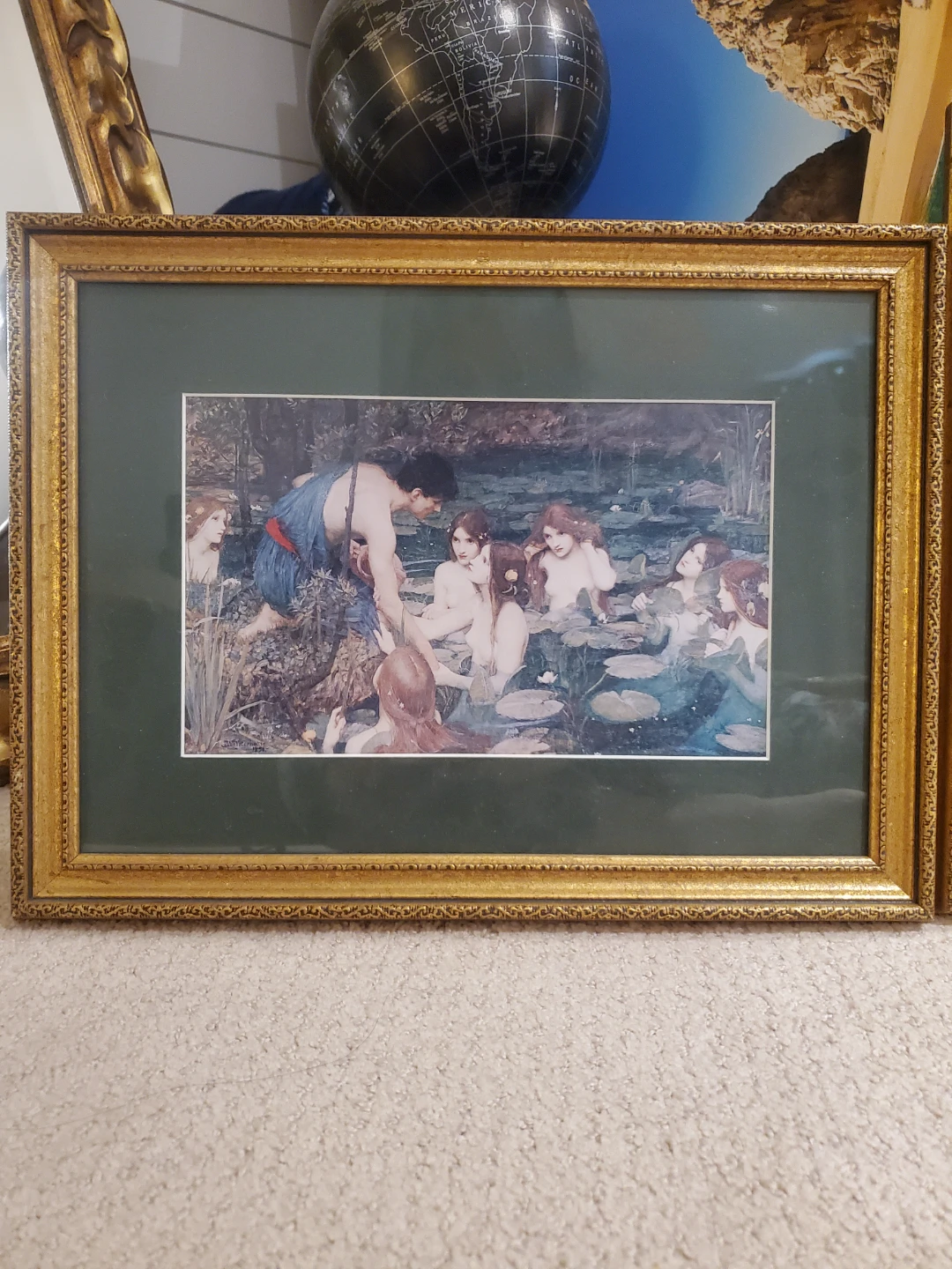 Two Framed Classical Art Prints - photo 2