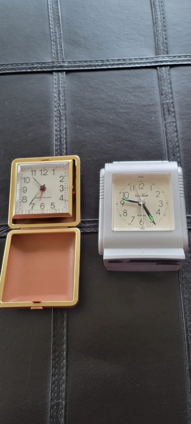 Two Vintage Style Alarm Clocks