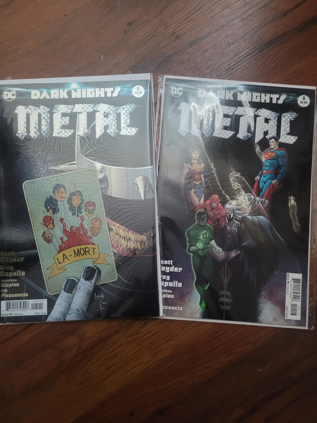 Dark Nights: Metal Comics Issues 1 and 5