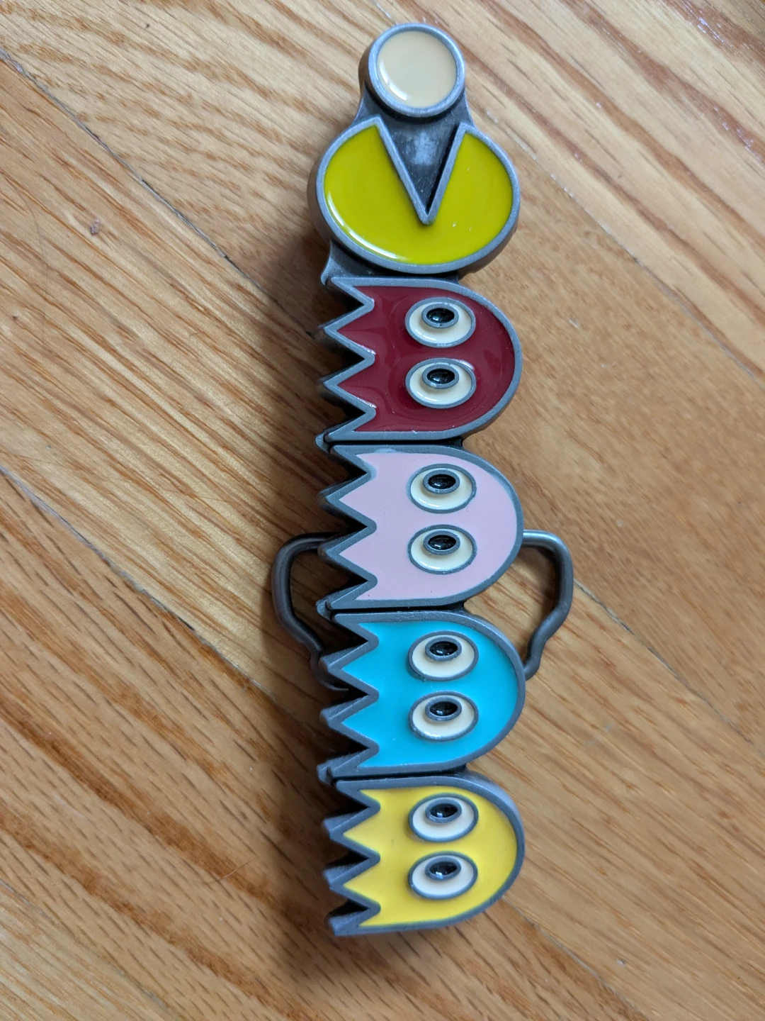Pac-Man and Ghosts Belt Buckle