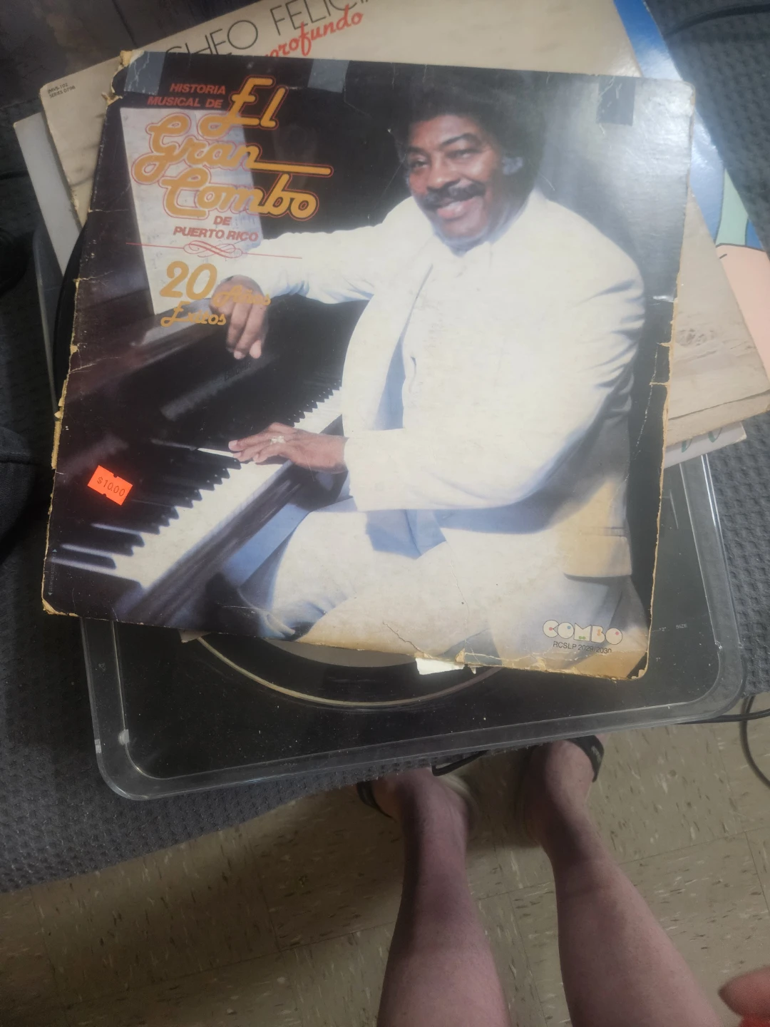 Collection of 5 Vintage Latin Salsa Vinyl Records - photo 4