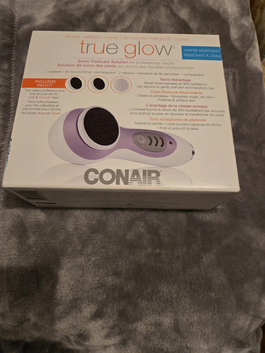 Conair True Glow Sonic Footcare Solution