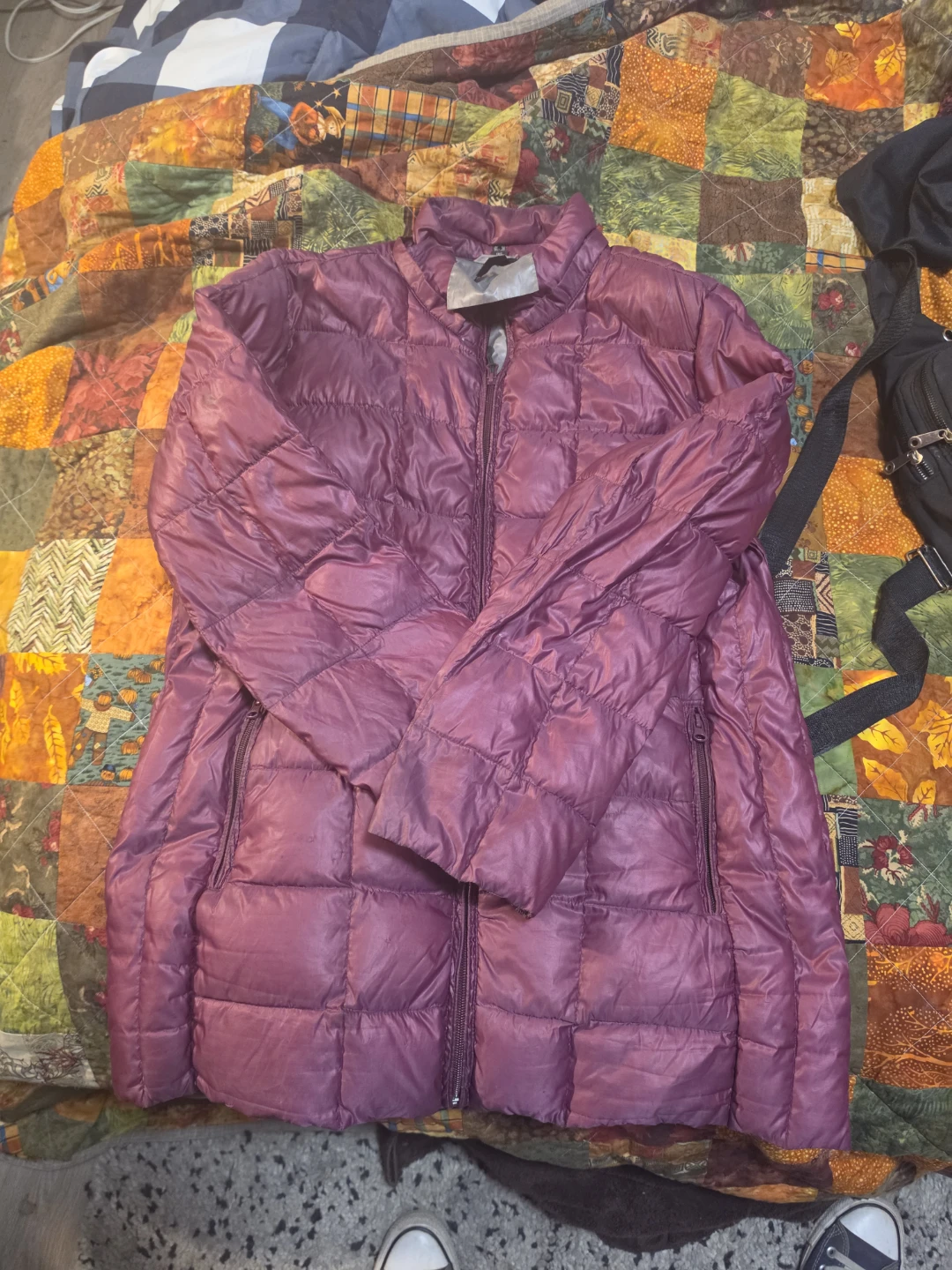Nuage Sport Lightweight Puffer Jacket - Purple