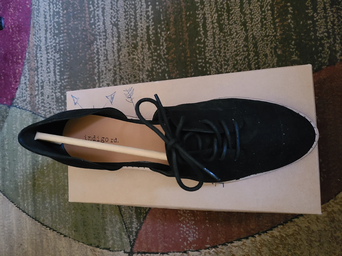 Indigo Rd. Black Fabric Shoes Size 9