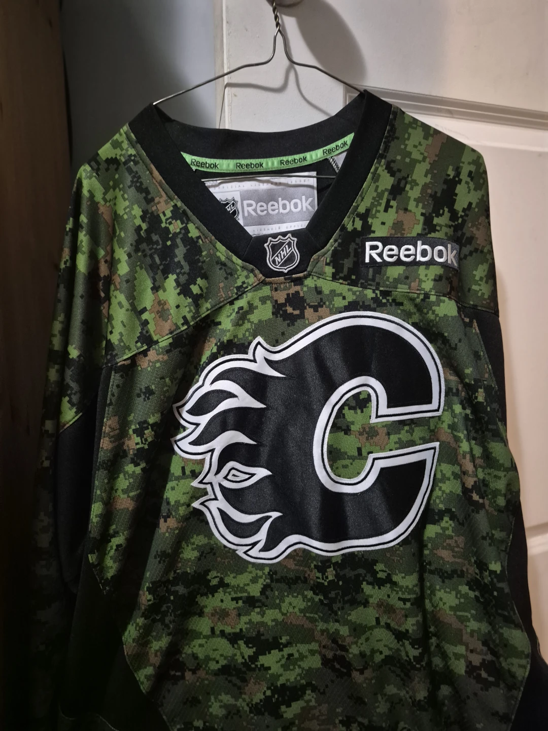 Reebok Calgary Flames Camo Jersey