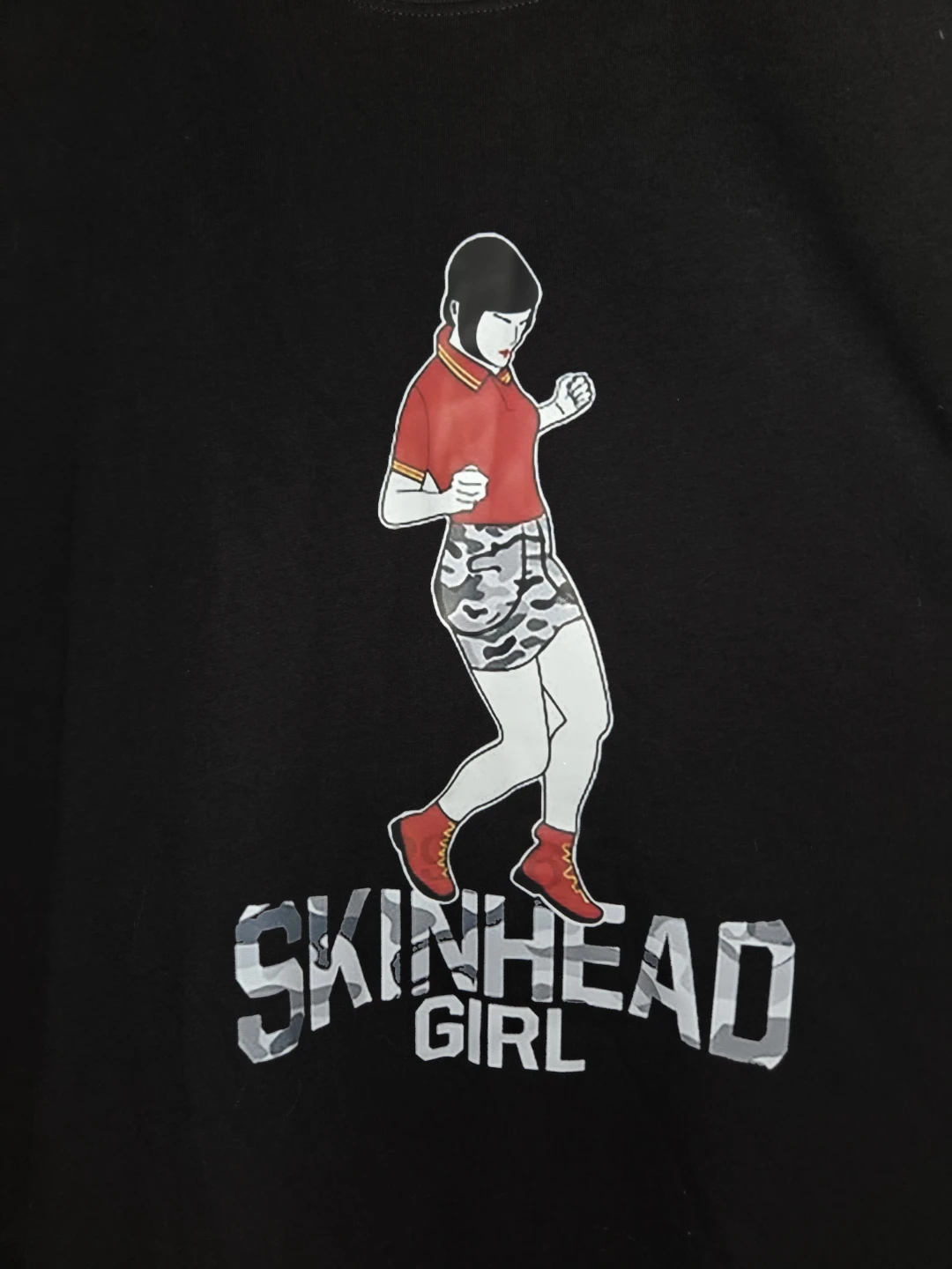 'Sk*nhead Girl' Graphic T-Shirt in a Men's 4XL(runs small) - photo 2