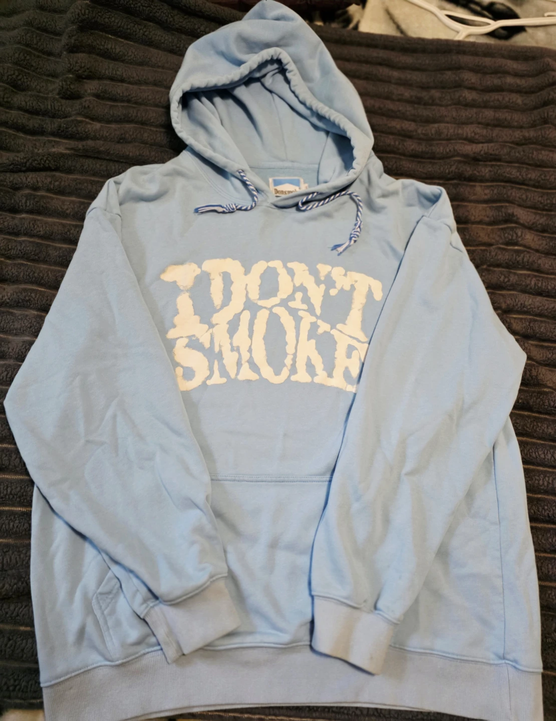 Donsmoke I Don't Smoke Light Blue Hoodie