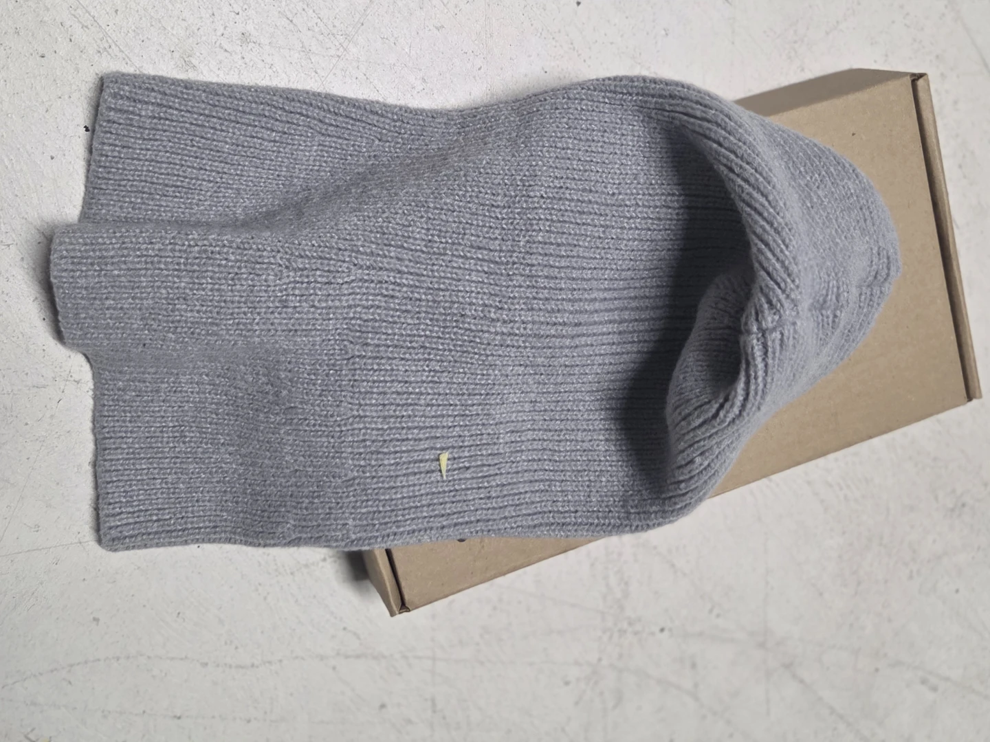 Grey Ribbed Knit Balaclava - photo 4