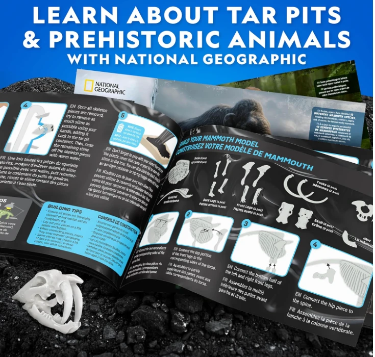 National Geographic Glow-in-the-Dark Tar Pit Excavation Kit - photo 3