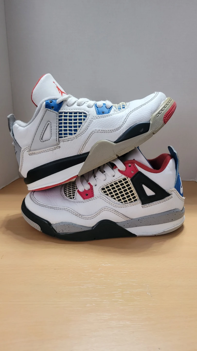 Nike Air Jordan 4 Retro What The Kids Shoes
