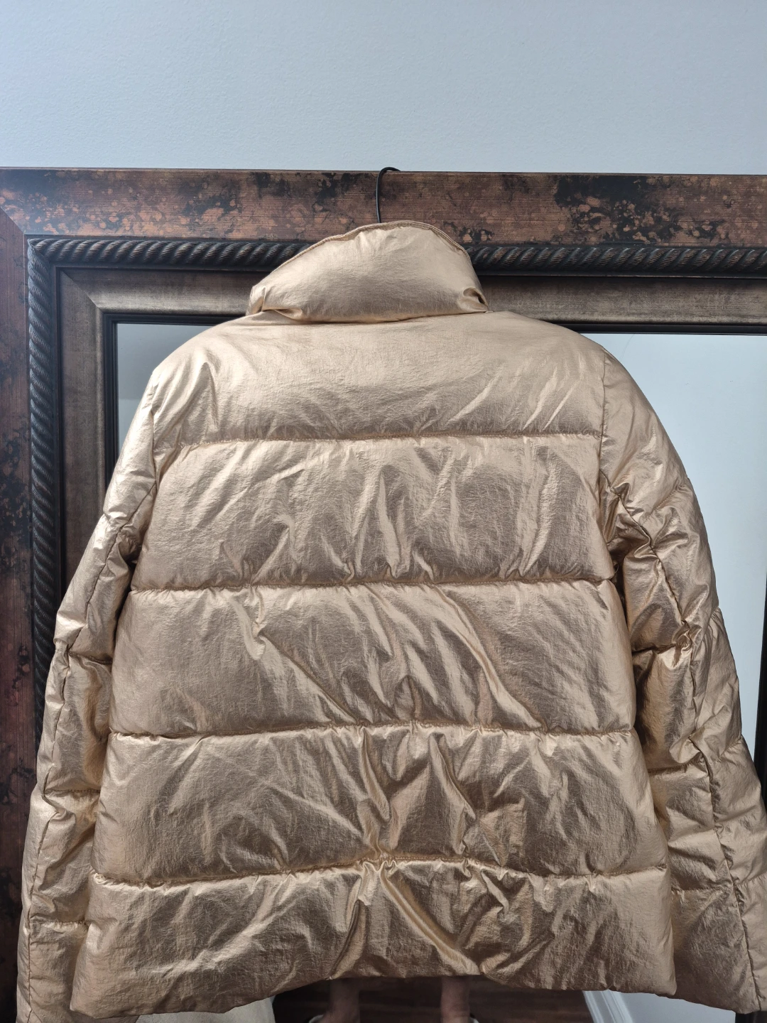 J.Crew metallic gold puffer jacket - photo 3