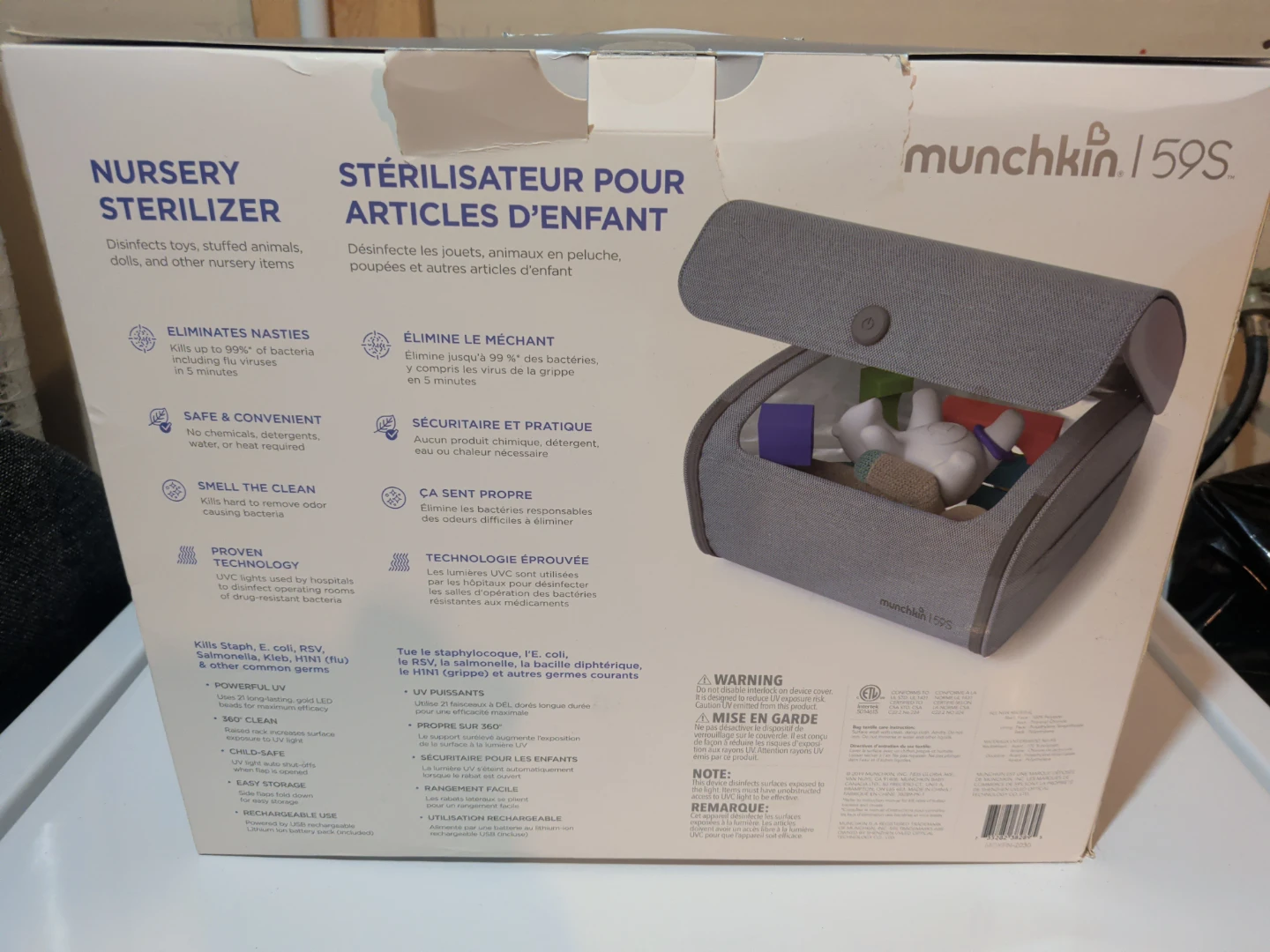 Munchkin 59S Nursery Sterilizer - photo 2