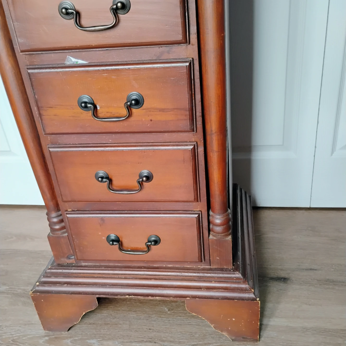 Tall Wooden Jewelry Chest - photo 4