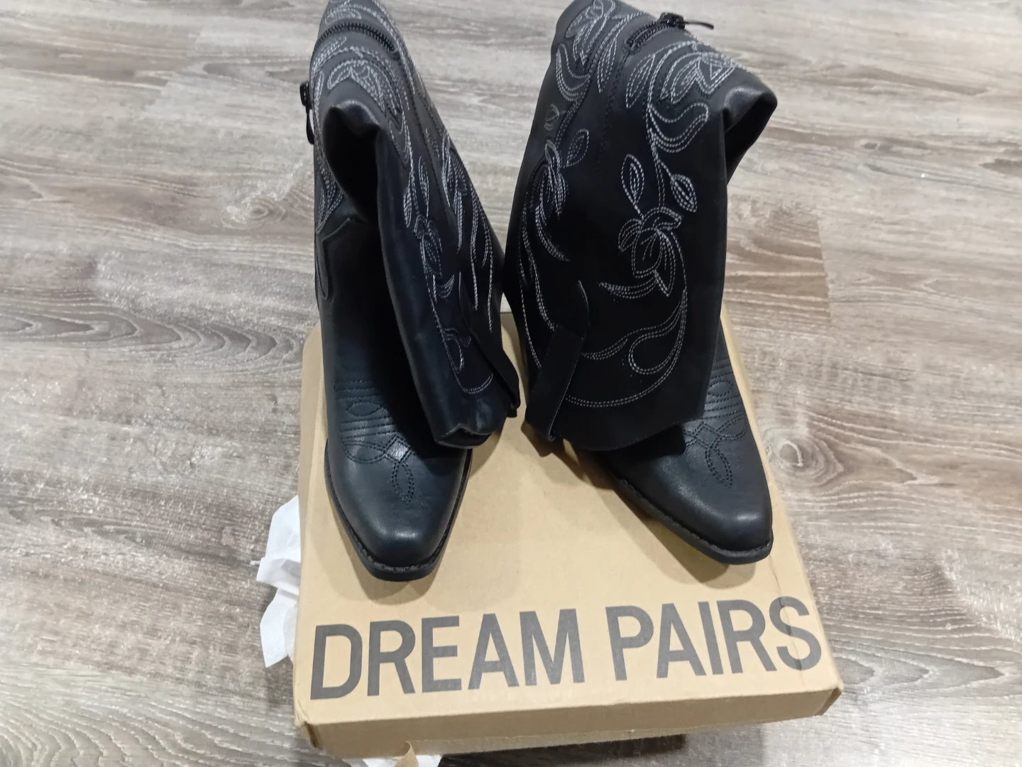 Dream Pairs Black Western Boots