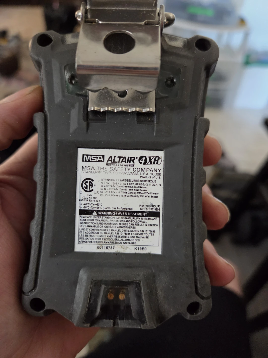MSA Altair 4XR Multigas Detector