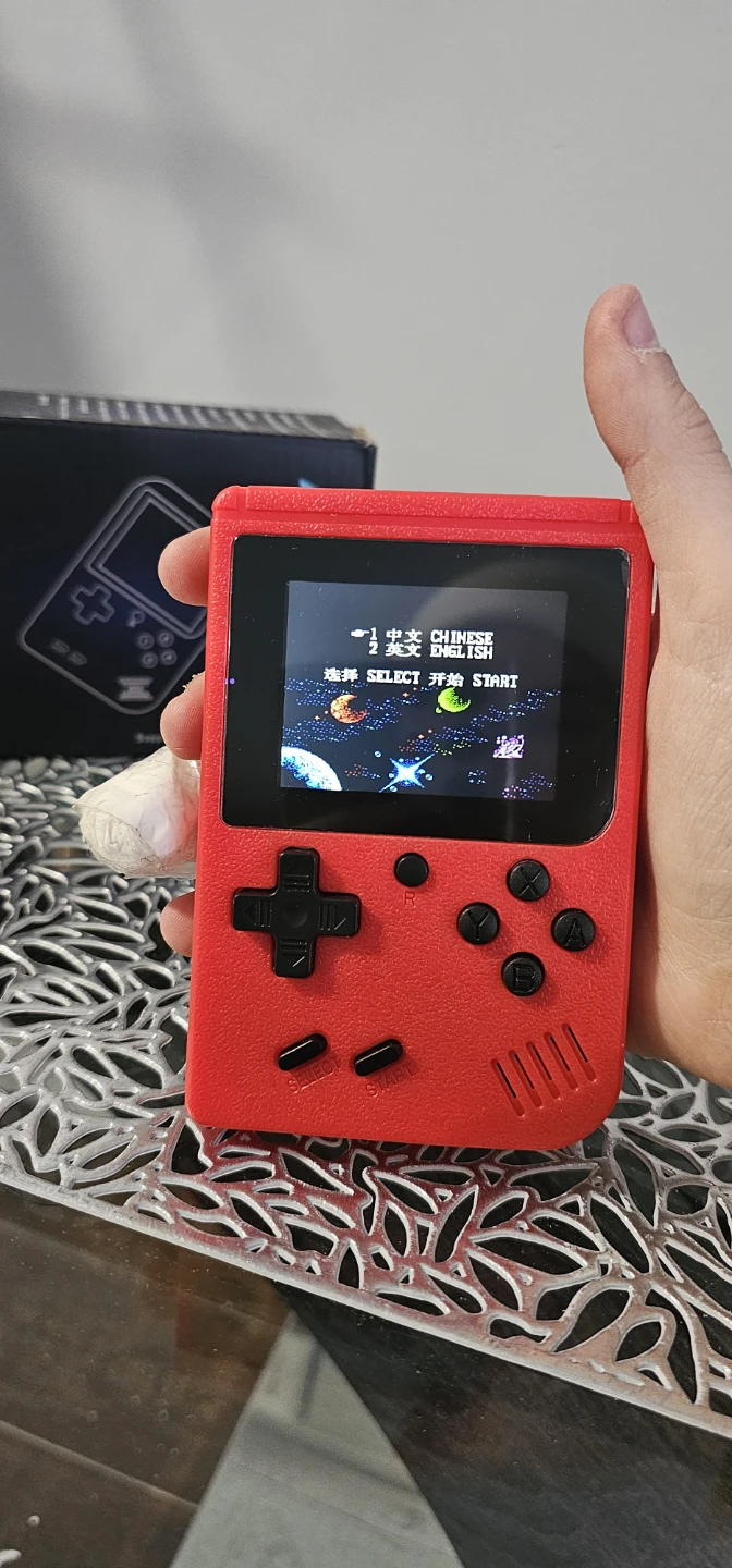 Red Portable Retro Handheld Game Console - photo 2