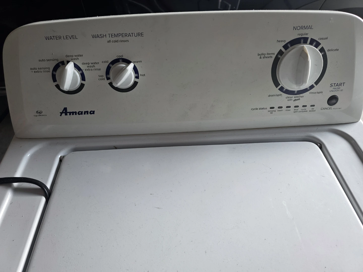 Amana Washer and Maytag Centennial Dryer Set - photo 2