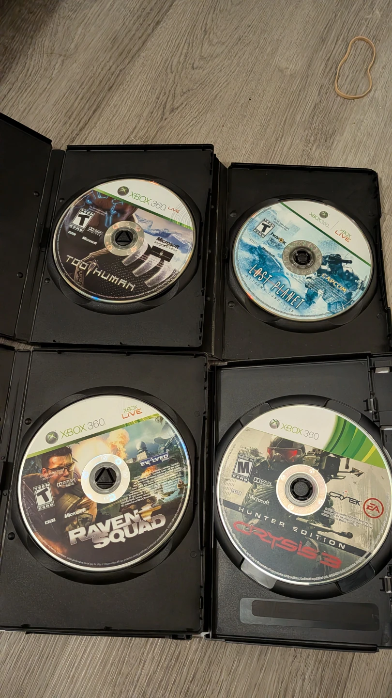 Set of 4 Xbox 360 Games (Printed Artwork) - photo 3
