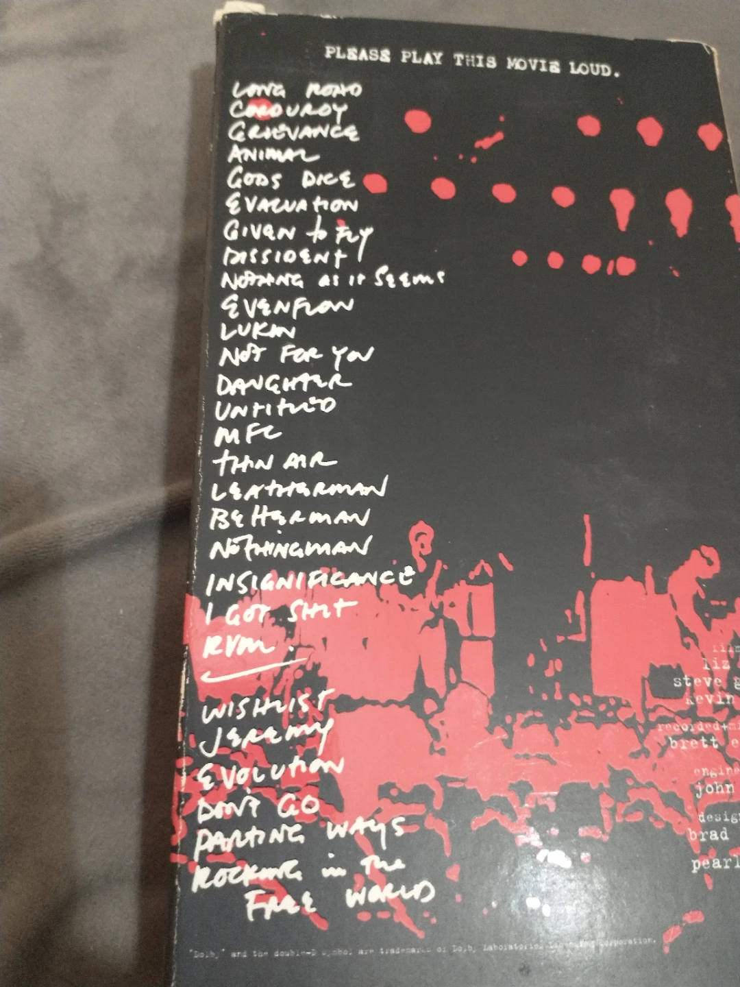 Amazing Pearl Jam Touring Band 2000 VHS - photo 4