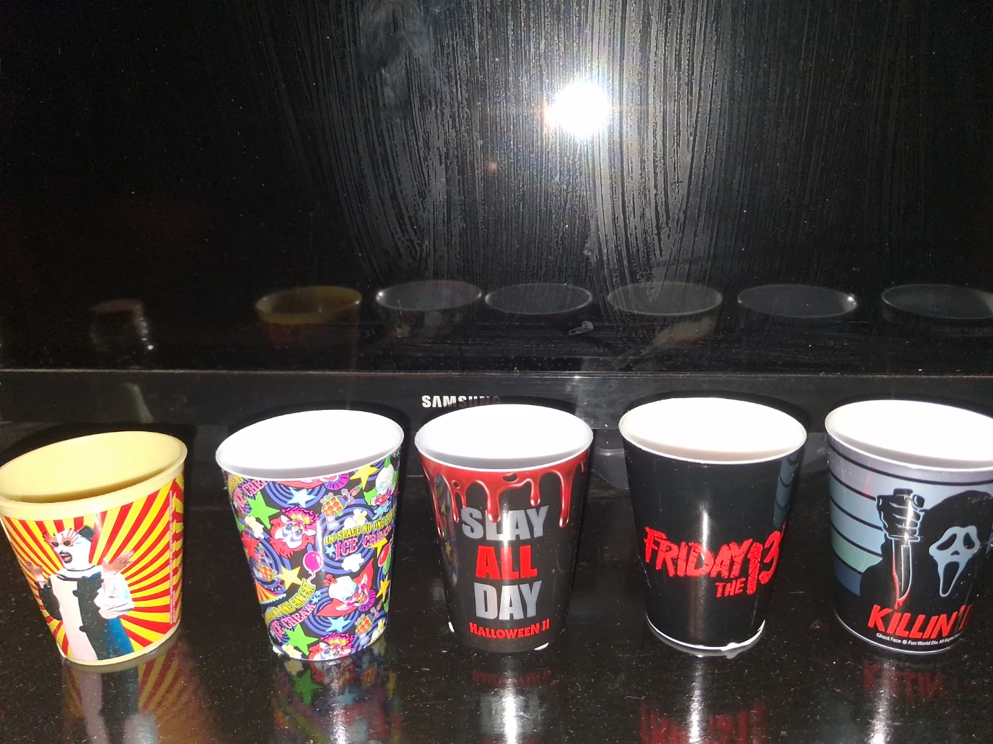 Set of 8 Horror Movie Plastic shot glasses - photo 2