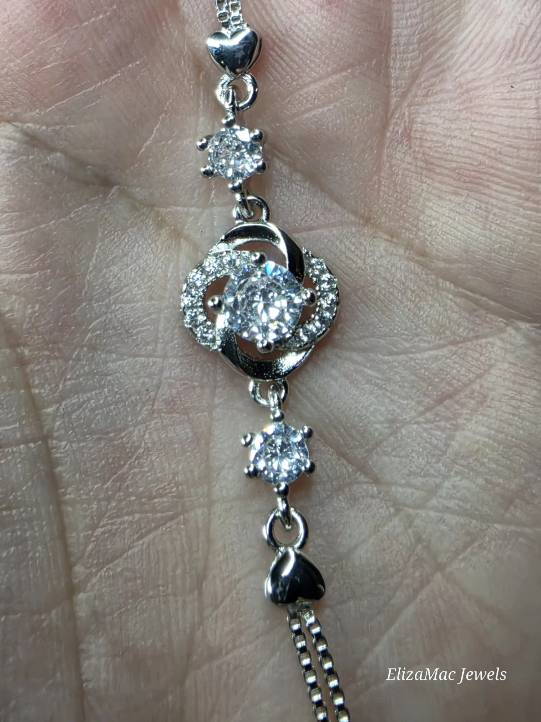 ElizaMac Jewels 925 Sterling Silver Four Leaf Clover  Bracelet - photo 2