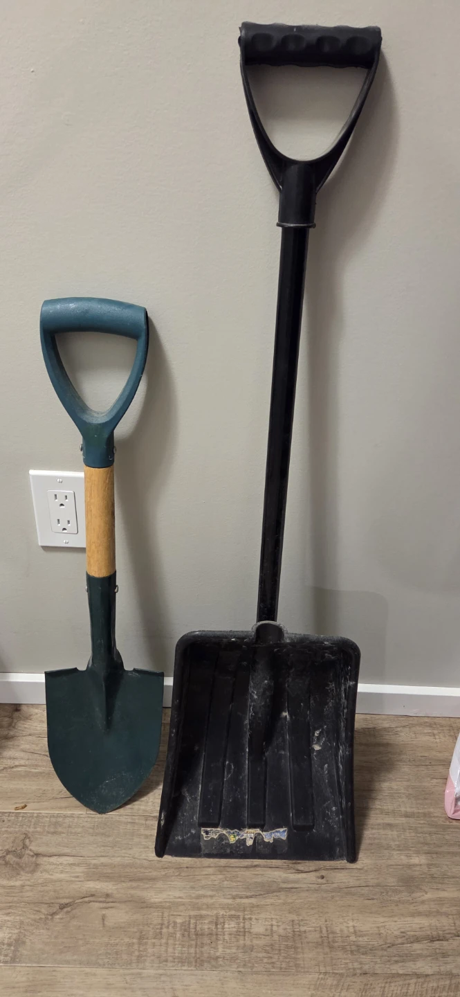 Garden Shovel and Snow Shovel Bundle